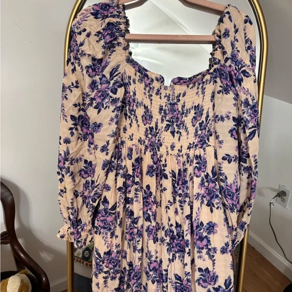 FREE PEOPLE Floral Maxi Jaymes Dress SZ Small - Picture 4 of 4